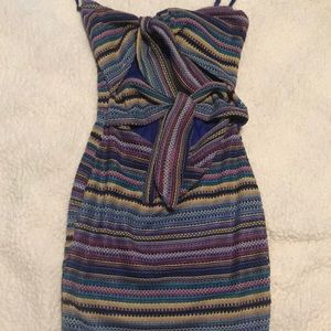 Multicolored mini dress